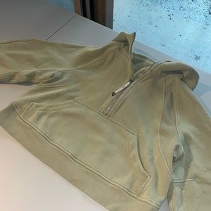 Lululemon rosemary green scuba half zip hoodie size xs/s